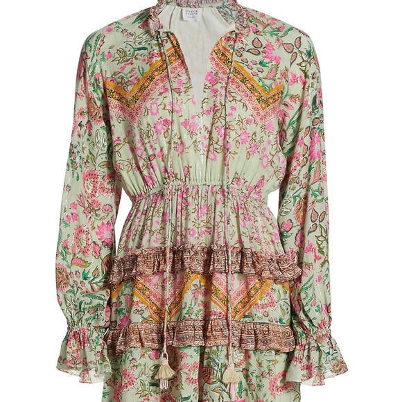 HEMANT & NANDITA Dresses & Skirts - Hemant & Nandita Ruffle Mini Dress